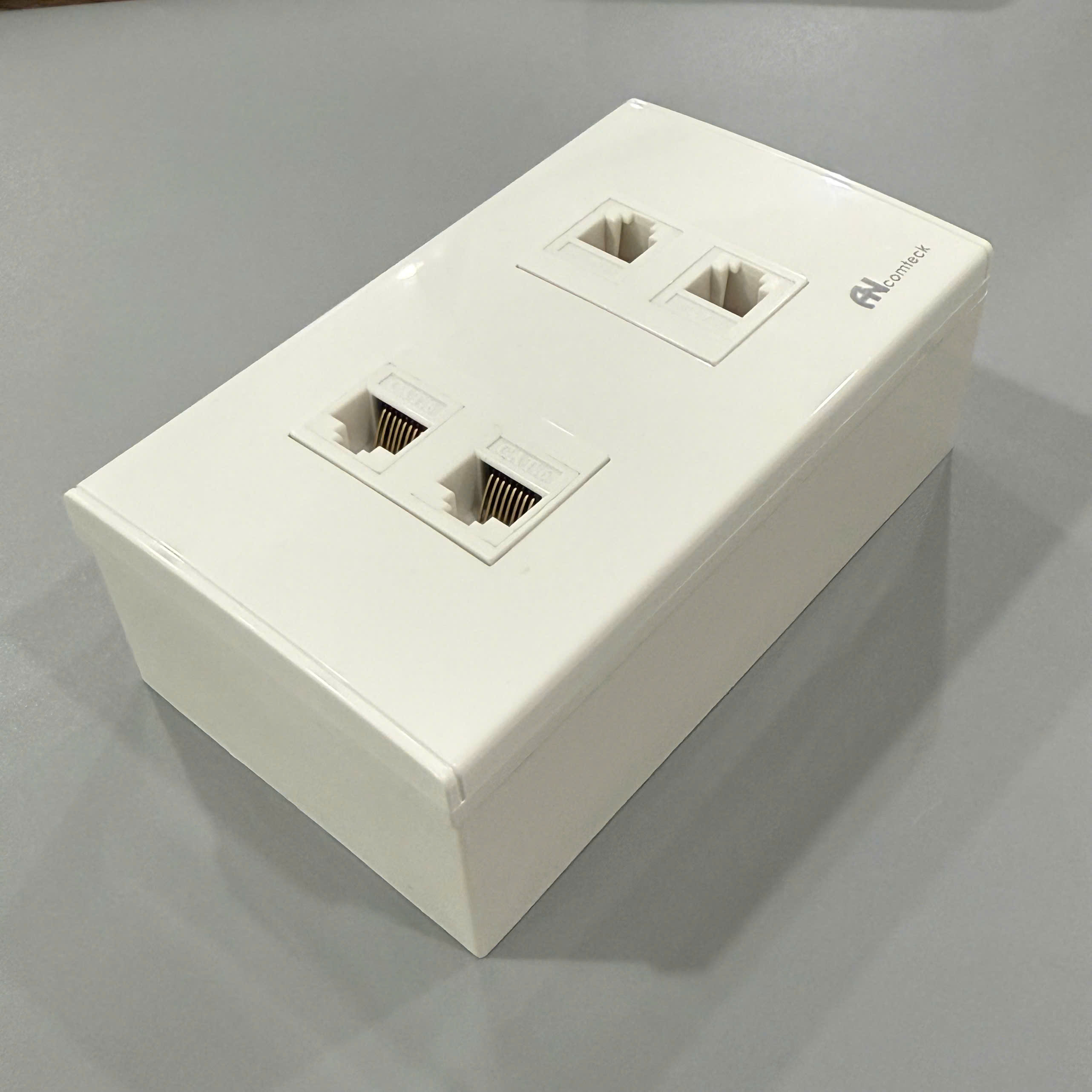 Ổ cắm 4 cổng RJ45 CAT6-CAT5-CAT3 ANCOMTECK